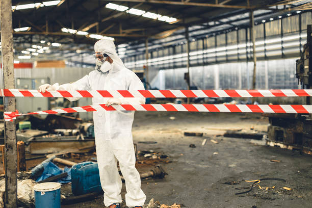 Professional Odor Removal technician working in Hillsboro, IN